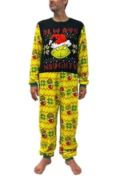 Adult Grinch Always Naughty Ugly Sweater Union Suit