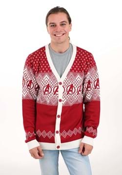 Adult Marvel Avengers Ugly Christmas Cardigan Sweater