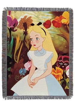 Alice in the Garden Tapestry Throw