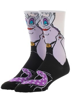 Disney Villains Ursula 360 Character Crew Sock
