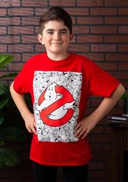 Ghostbusters Logo Youth Red T-Shirt-update1