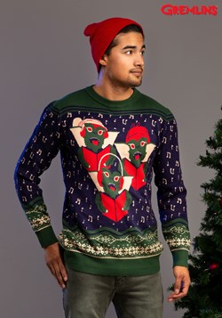 Gremlins Caroling Trio Ugly Christmas Sweater