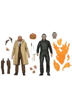 Halloween 2 Michael Myers & Dr. Loomis Figures
