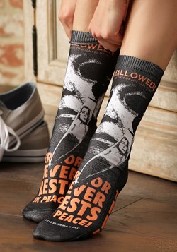 Halloween Movie Poster Sublimated Socks update
