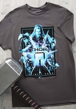 Marvel Saga Thor Adult Charcoal Shirt Update1
