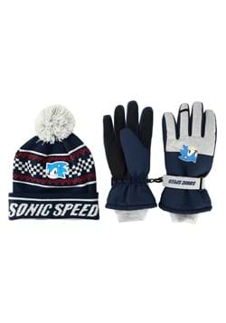 SONIC SPEED YOUTH BEANIE & SKI GLOVES COMBO