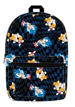 Sonic The Hedgehog All Over Print Sublimated Laptop Backpack
