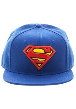 Superman Blue Snapback Hat