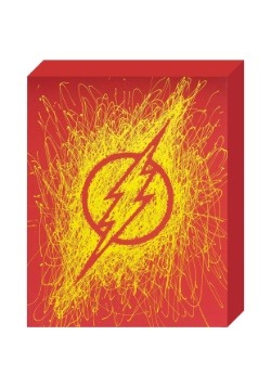 The Flash Logo Paint Splatter Canvas 16" x 20"