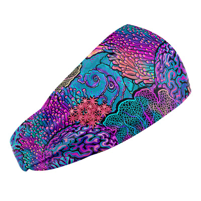 Eco-friendly Coral Kaleidoscope Scuba Head Band