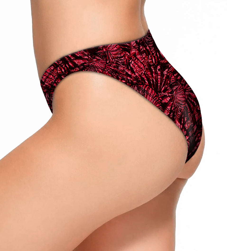 Eco-friendly Lionfish Invasion Cheeky Bikini Bottoms