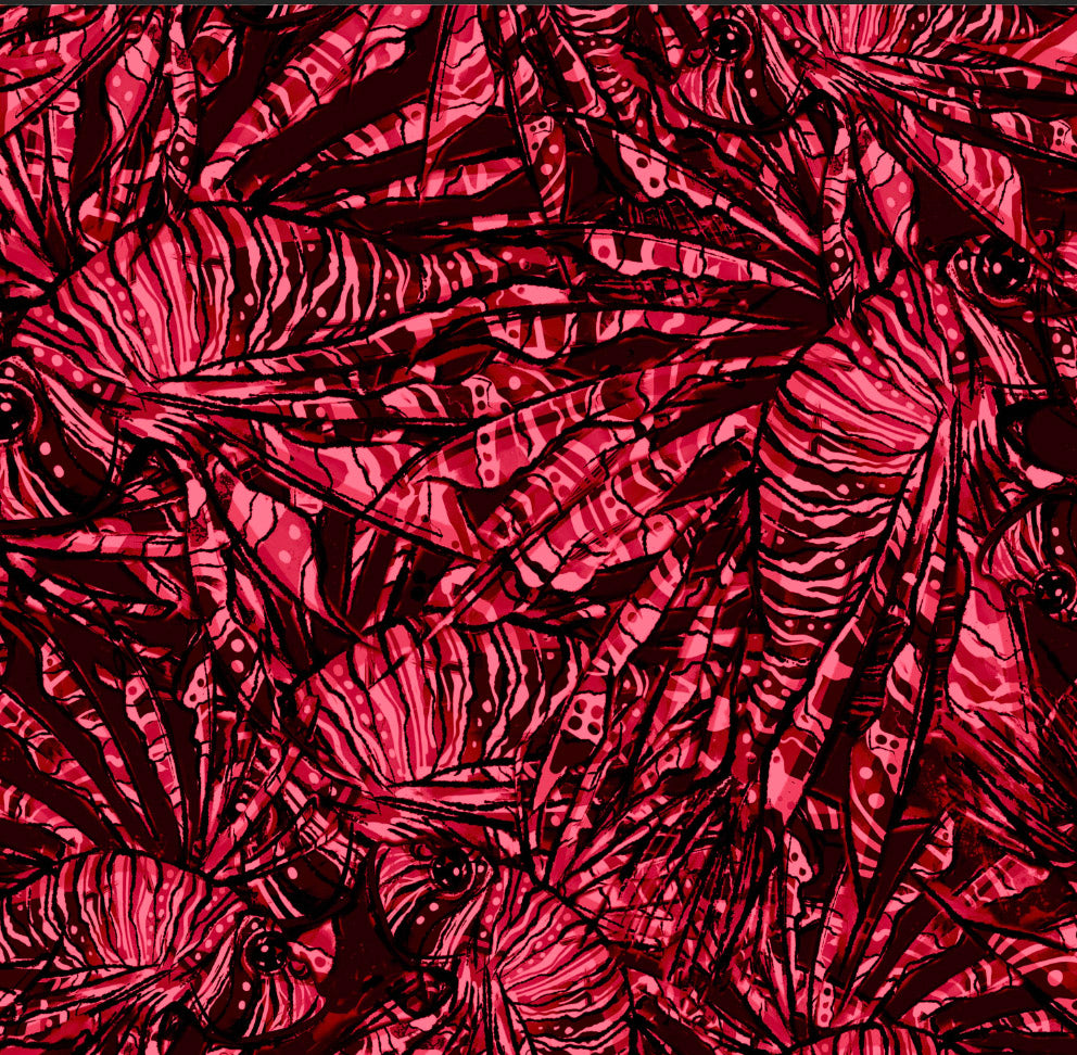 Eco-Friendly Lionfish Invasion Contour Leggings