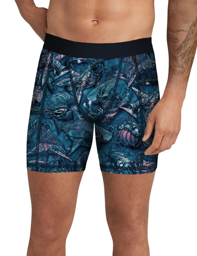 MENS Eco-friendly Clockwork Ocean Scuba Shorts