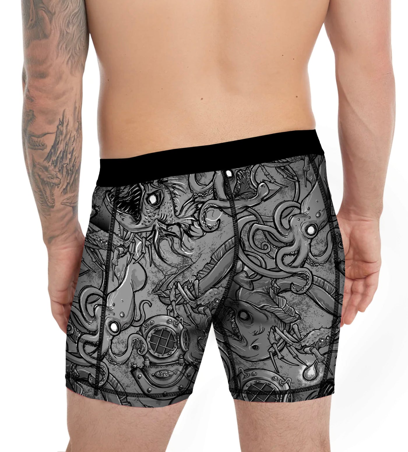 MENS Eco-friendly Deep Sea NO BUNCH Scuba Shorts