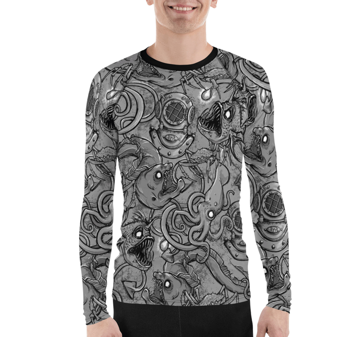 MENS Eco-friendly Deep Sea Rashguard