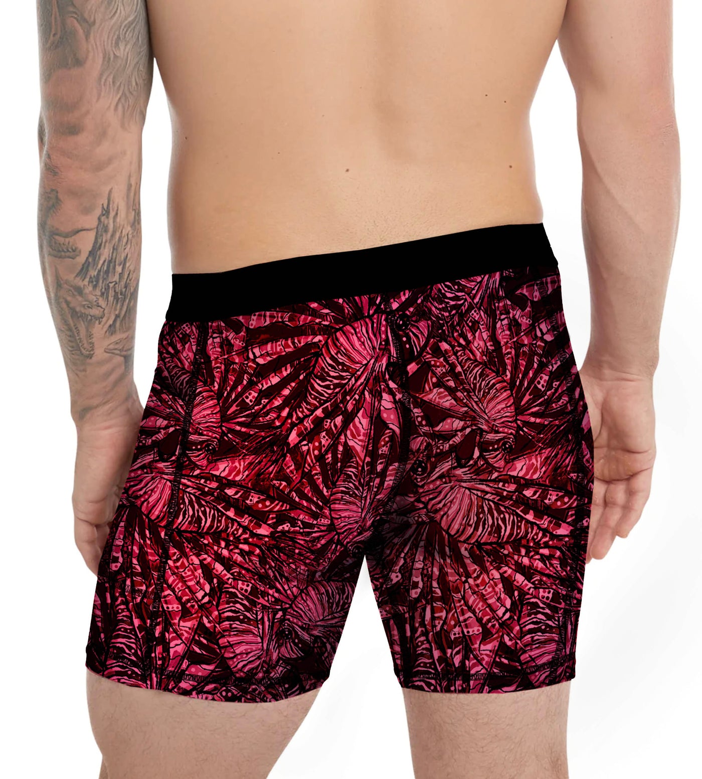 MENS Eco-friendly Lionfish Invasion NO BUNCH Scuba Shorts