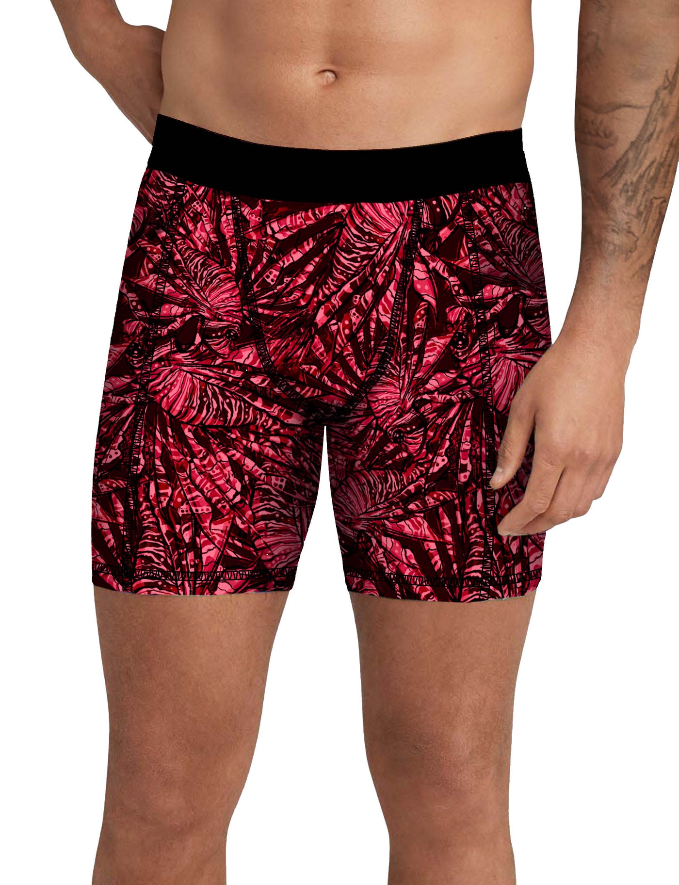 MENS Eco-friendly Lionfish Invasion NO BUNCH Scuba Shorts