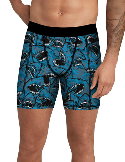 MENS Eco-friendly Shark Camo NO BUNCH Scuba Shorts