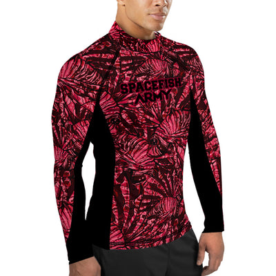 MENS Eco-friendly Lionfish Invasion High Neck Rashguard