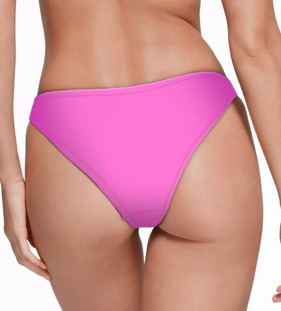 Eco-friendly Sunset Pink Cheeky Bikini Bottoms