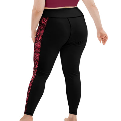 Plus Size Eco-Friendly Lionfish Invasion Contour Leggings