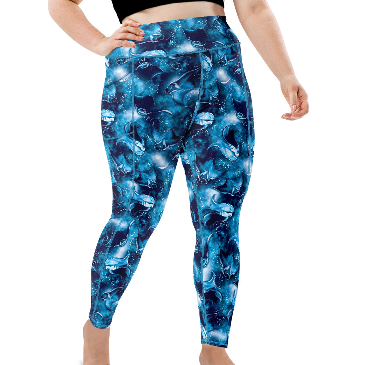 Plus Size Eco-Friendly Manta Mayhem Leggings