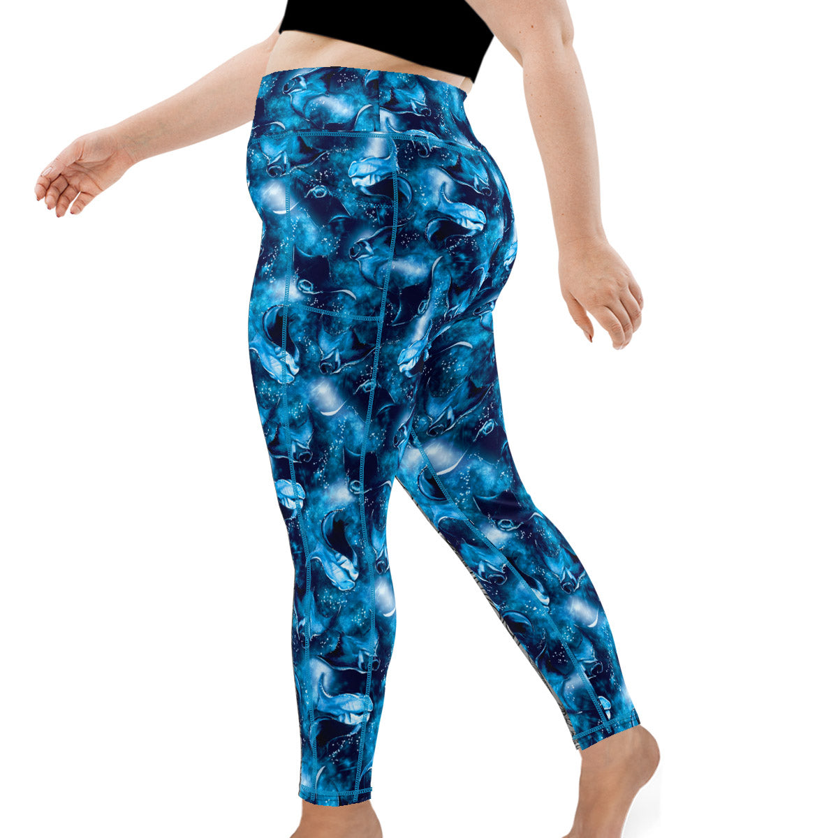 Plus Size Eco-Friendly Manta Mayhem Leggings