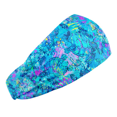 Eco-friendly Turtle Tie Dye Scuba Head Band