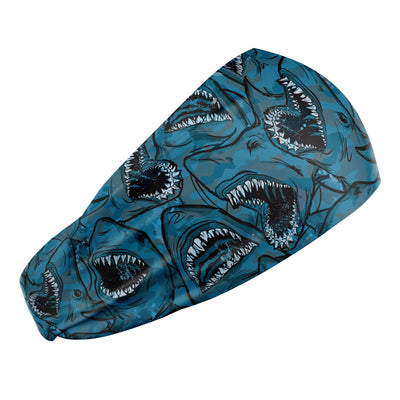 Great White Shark Camo Head Band