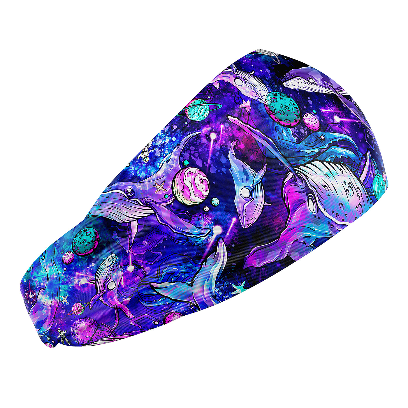 Eco-friendly Cosmic Whale Scuba Head Band