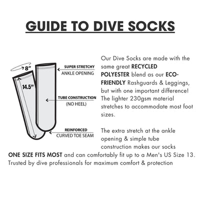 Eco-friendly Whale Shark Wonderland Dive Socks