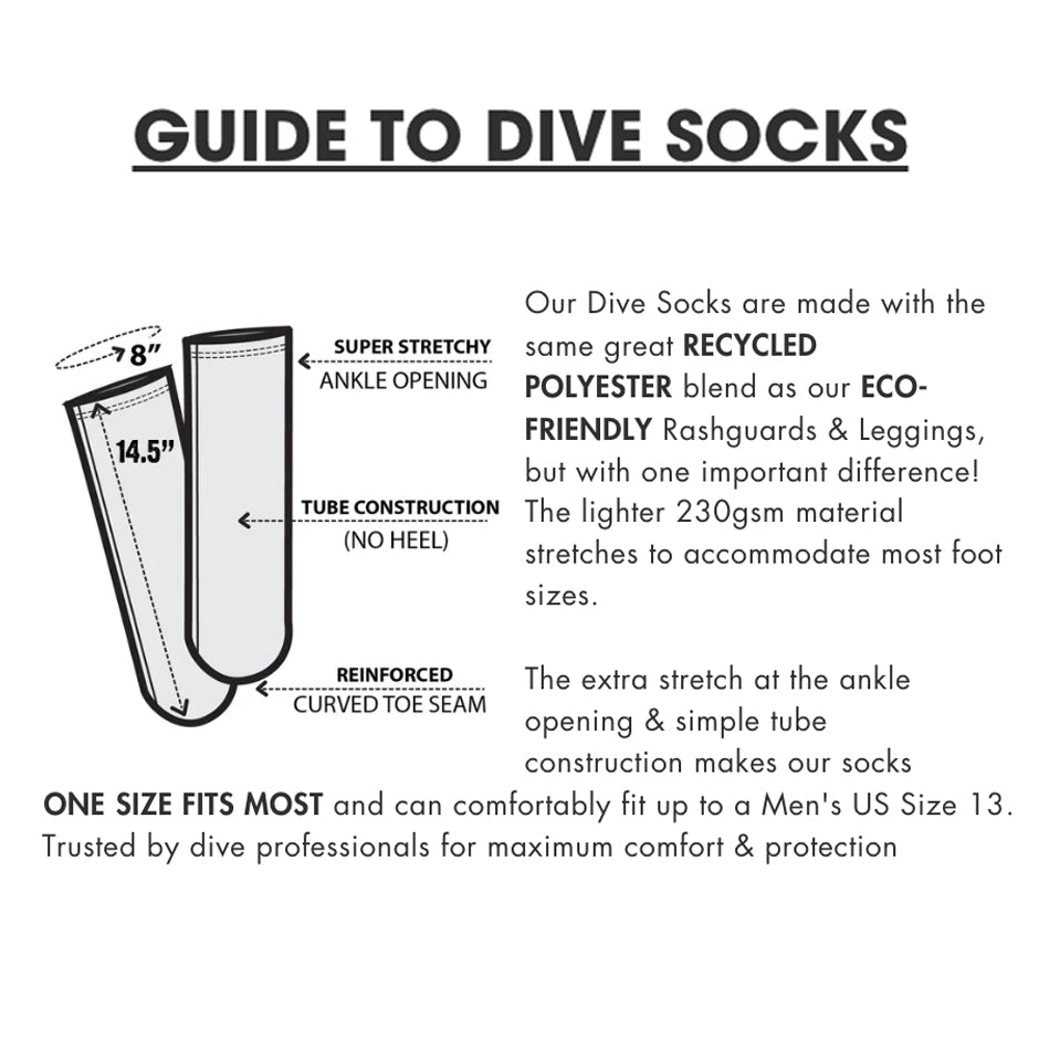 Eco-friendly Clockwork Ocean Dive Socks