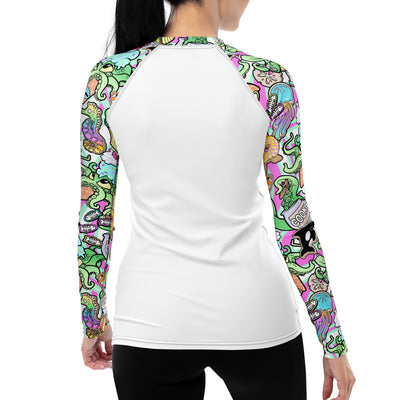 Sugar & Scuba Candy Octopus Contour Rashguard