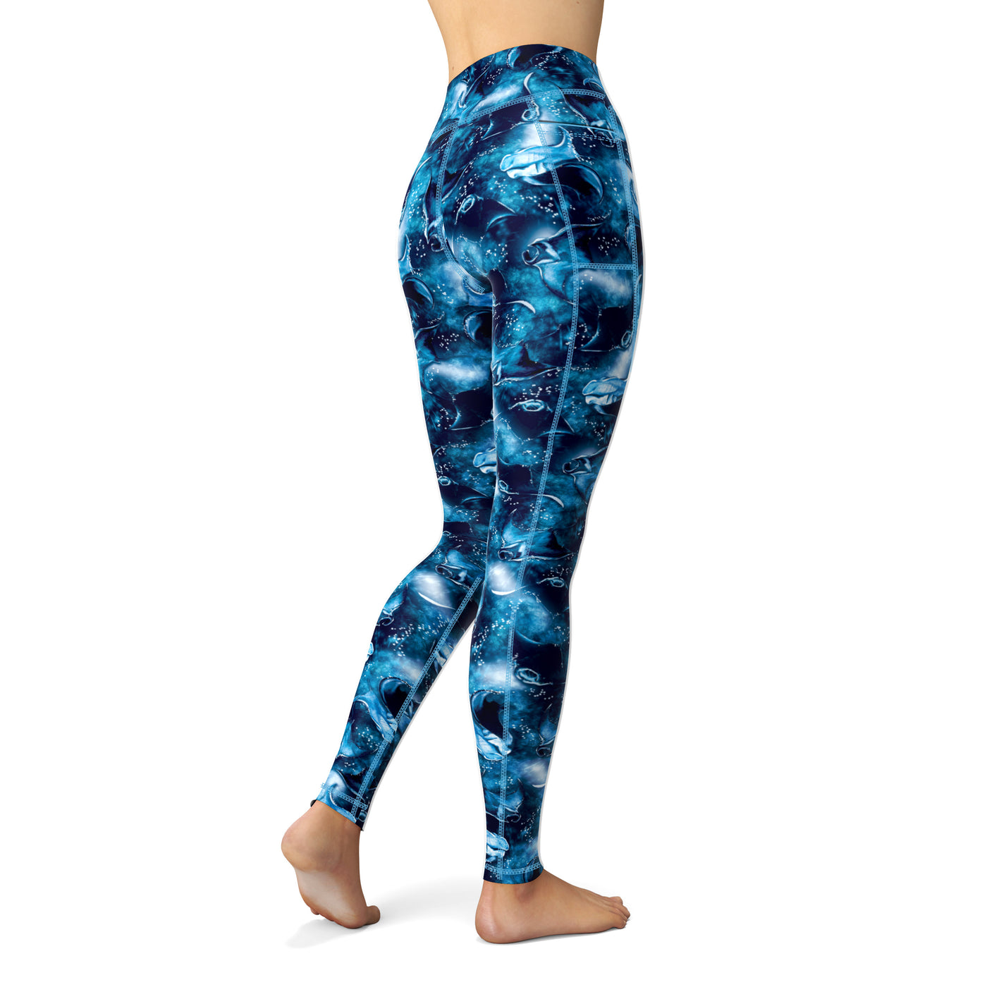 Women's Manta Ray Mayhem Leggings - back