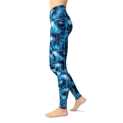 Women's Manta Ray Mayhem Leggings - side