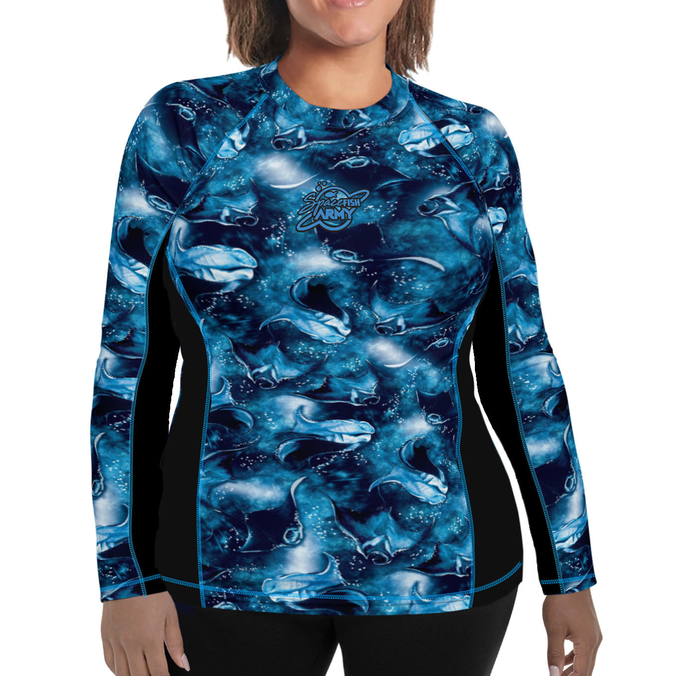 Plus Size Eco-friendly Manta Mayhem Rashguard