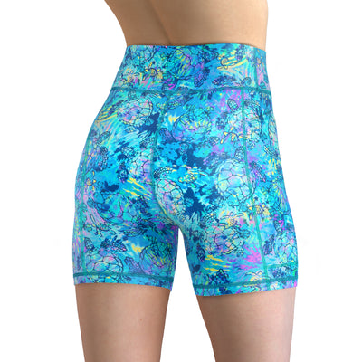 Eco-Friendly Turtle Tie Dye Shorts