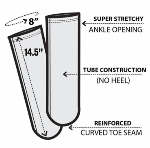 scuba sock sizing